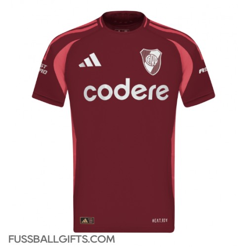 River Plate Fußballbekleidung Auswärtstrikot 2024-25 Kurzarm